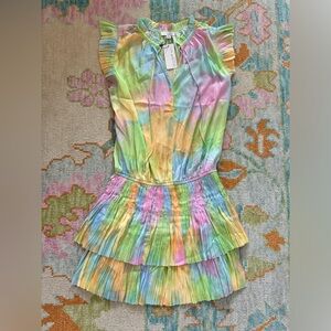 Current Air, SWEETHEART SMOCKED MINI DRESS, NWT